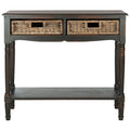 Brown Console - 35.8 x 13 x 31.9 - 36Wx13Dx32H